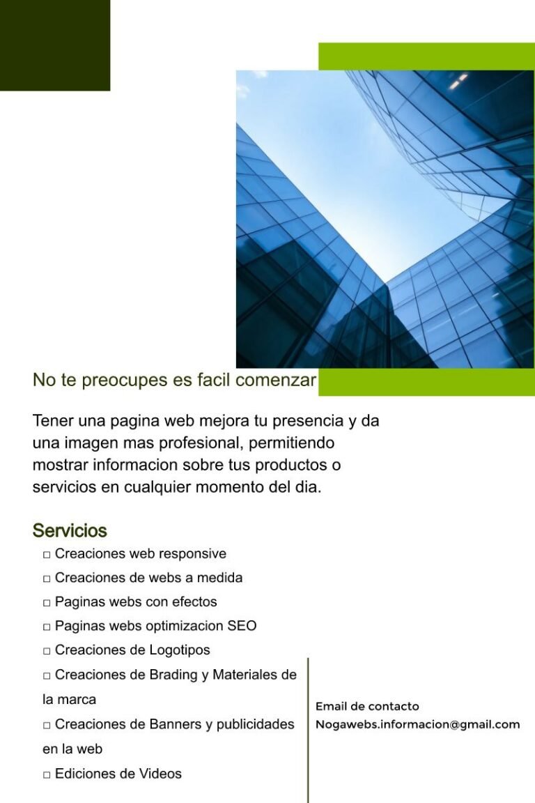 Diseño Web Profesional y Optimizado para SEO Creo sitios web en WordPress, rápidos, seguros y adaptados a todos los dispositivos. Páginas pensadas para posicionarse en Google y convertir visitantes en clientes.